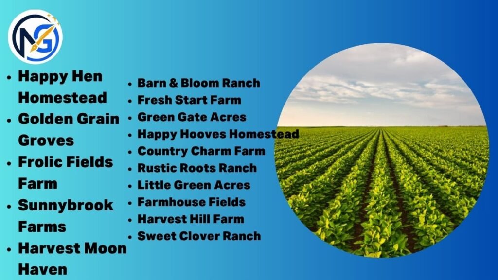 Catchy Farm Names