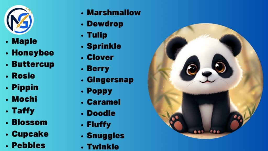 Cute Panda Names