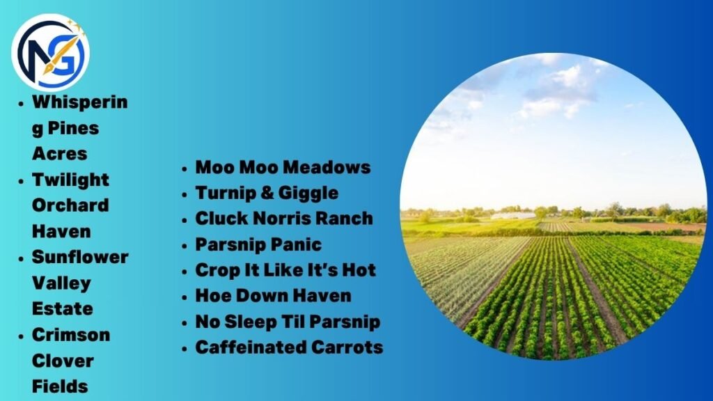 Funny Farm Names 