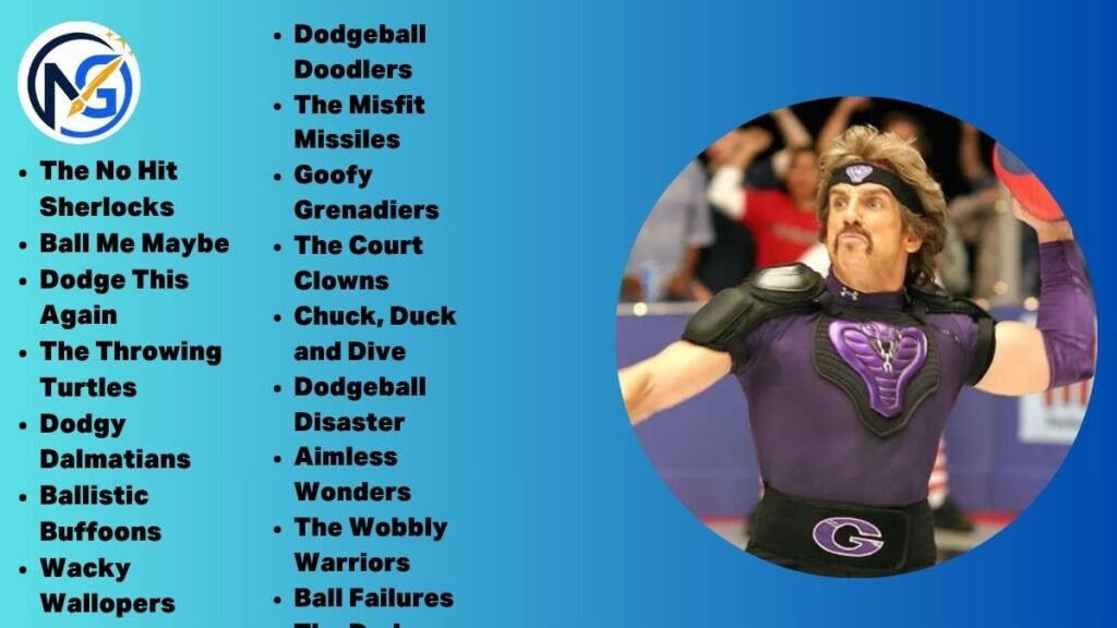 Funny Dodgeball Team Names