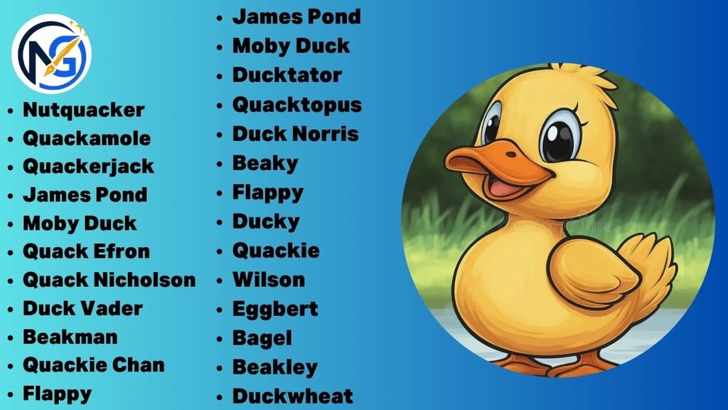 Funny Duck Names