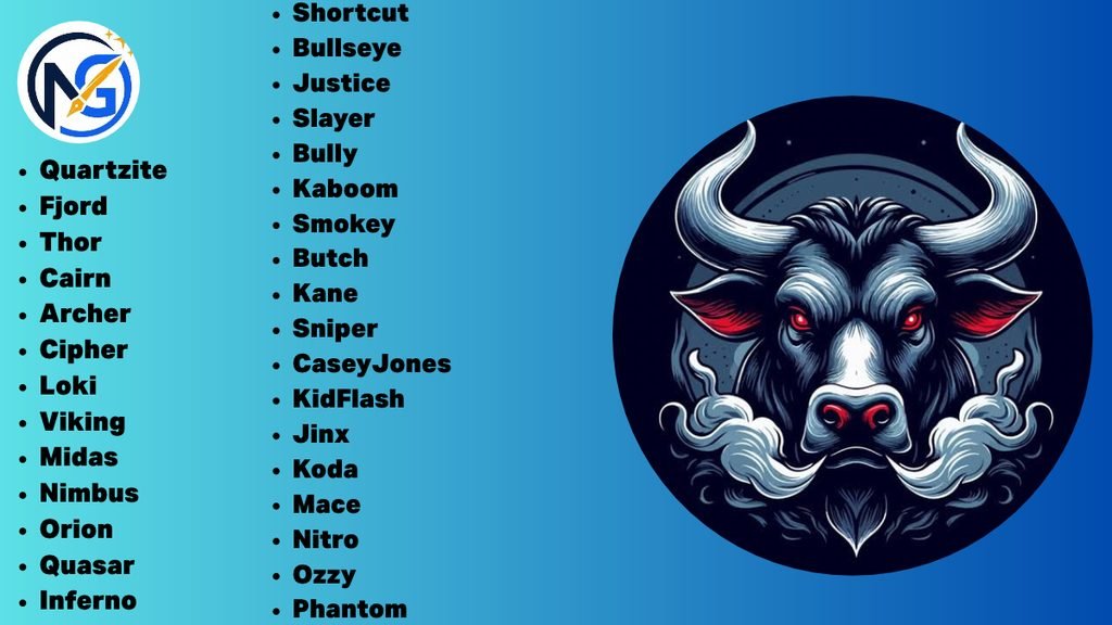 Unique Bull Names