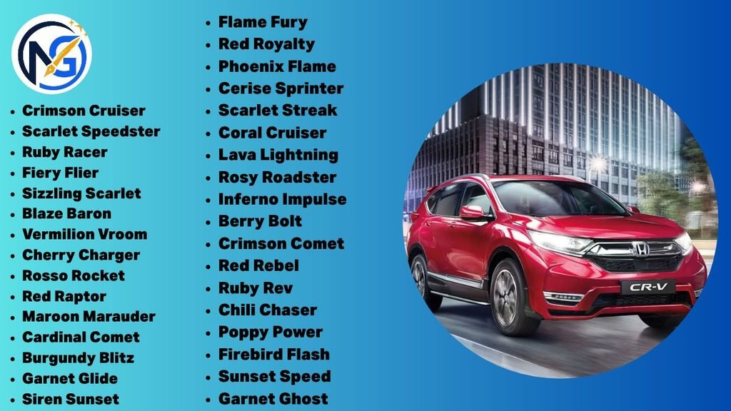 Best Red Car Names